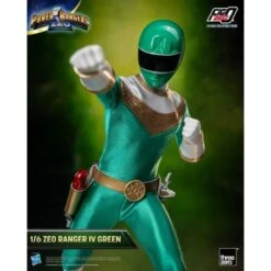 ThreeZero Green Ranger IV FigZero 1/6. Power Rangers Zeo. -Ventas PIXELATOY green ranger iv figzero 16 power rangers zeo 4