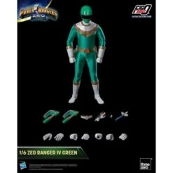 ThreeZero Green Ranger IV FigZero 1/6. Power Rangers Zeo. -Ventas PIXELATOY green ranger iv figzero 16 power rangers zeo 9